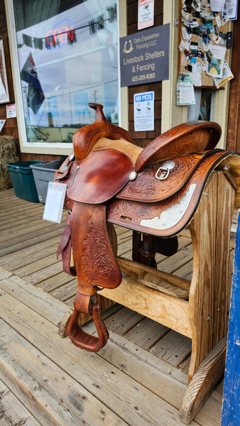 15.5" Crates Western Equitation Show Saddle