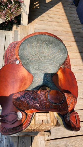 14" Tex Tan Pro Only Barrel Saddle