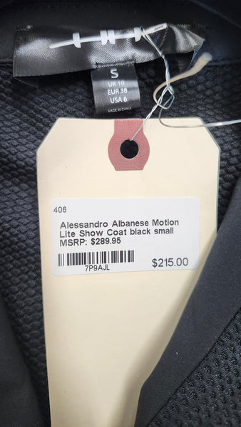 Small  Alessandro Albanese Motion lite Show Coat
