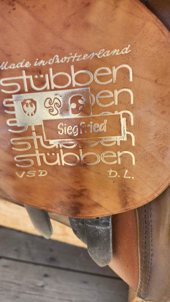 17" Stubben Siegfried VSD D.L. All Purpose English Saddle