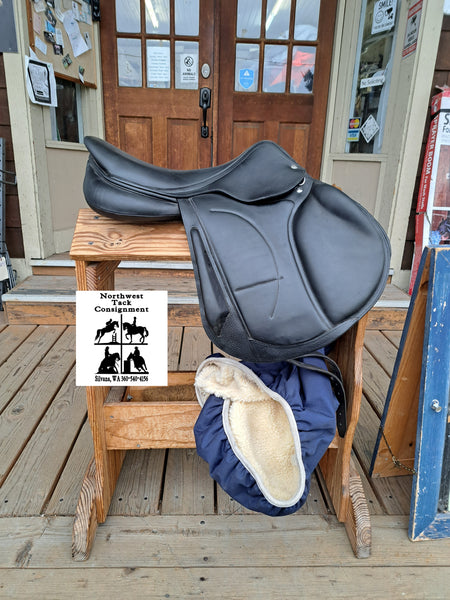 17" Arion C2 Monoflap Cross Country Jumping Saddle