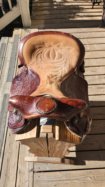15" Sandstone Western Saddle