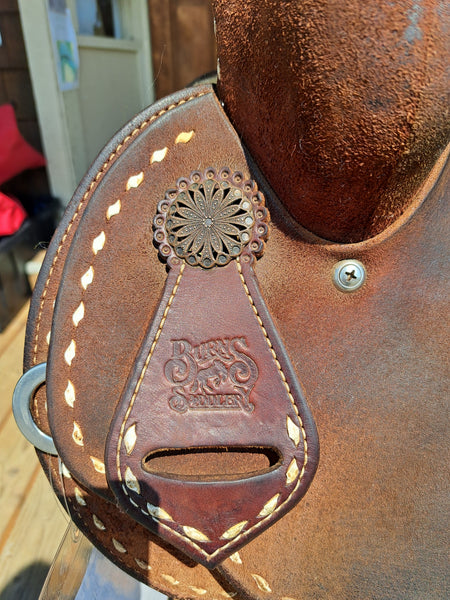 15" Burns Barrel Saddle