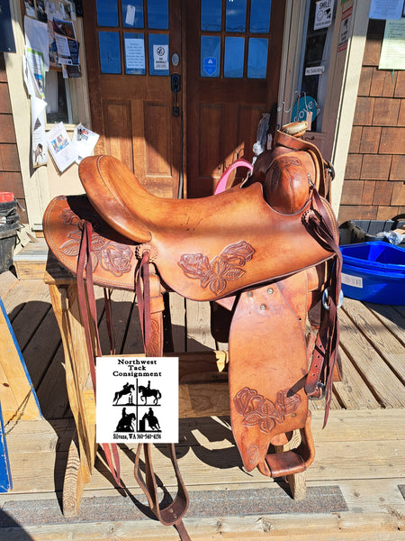 16" John Fallis Balanced Ride Western Saddle