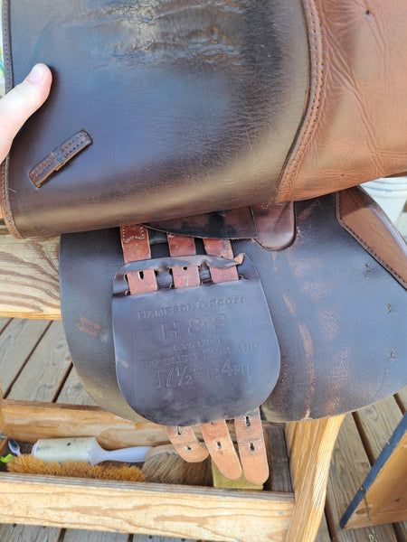 17.5" Hampton & Scott All Purpose English Saddle