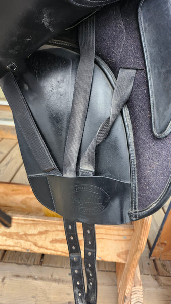 17.5" Bates Caprilli Dressage Saddle
