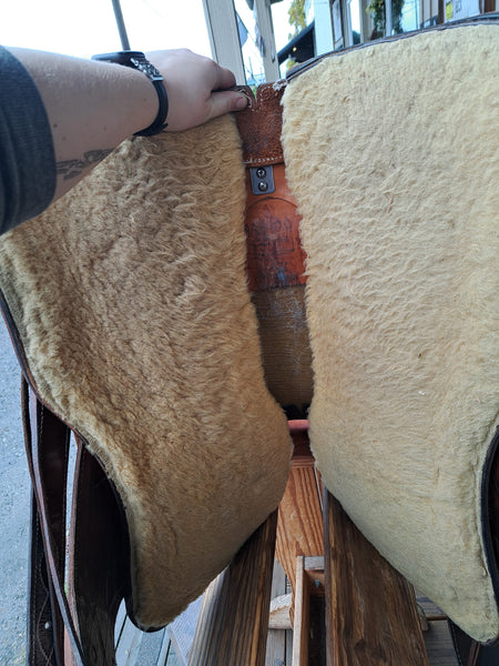 16" Ortho-flex Range Roper Ranch Saddle