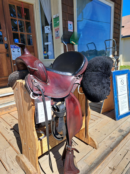 ON TRIAL 15.5" Dixieland Endurance Light Rider Western Trail Saddle