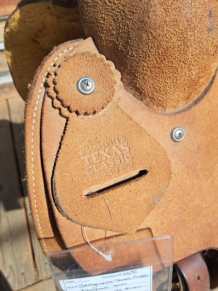 16" Sergeant's Texas Classic Roughout Work Saddle