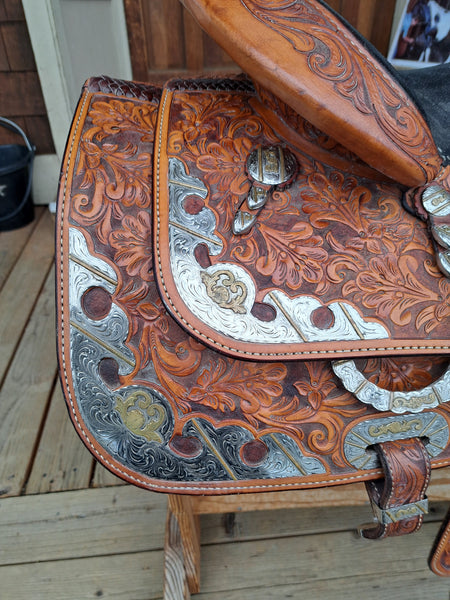 15" Billy Cook Longhorn Western Equitation Show Saddle