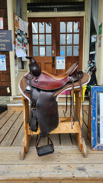 16" Ortho-Flex Baron Western Saddle