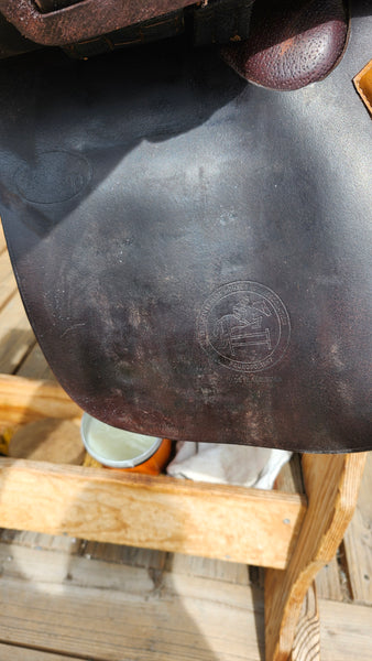 16.5" Collegiate Art All Purpose English Saddle