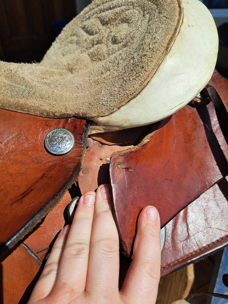 13" Three Bars Saddlery Youth All Around Saddle
