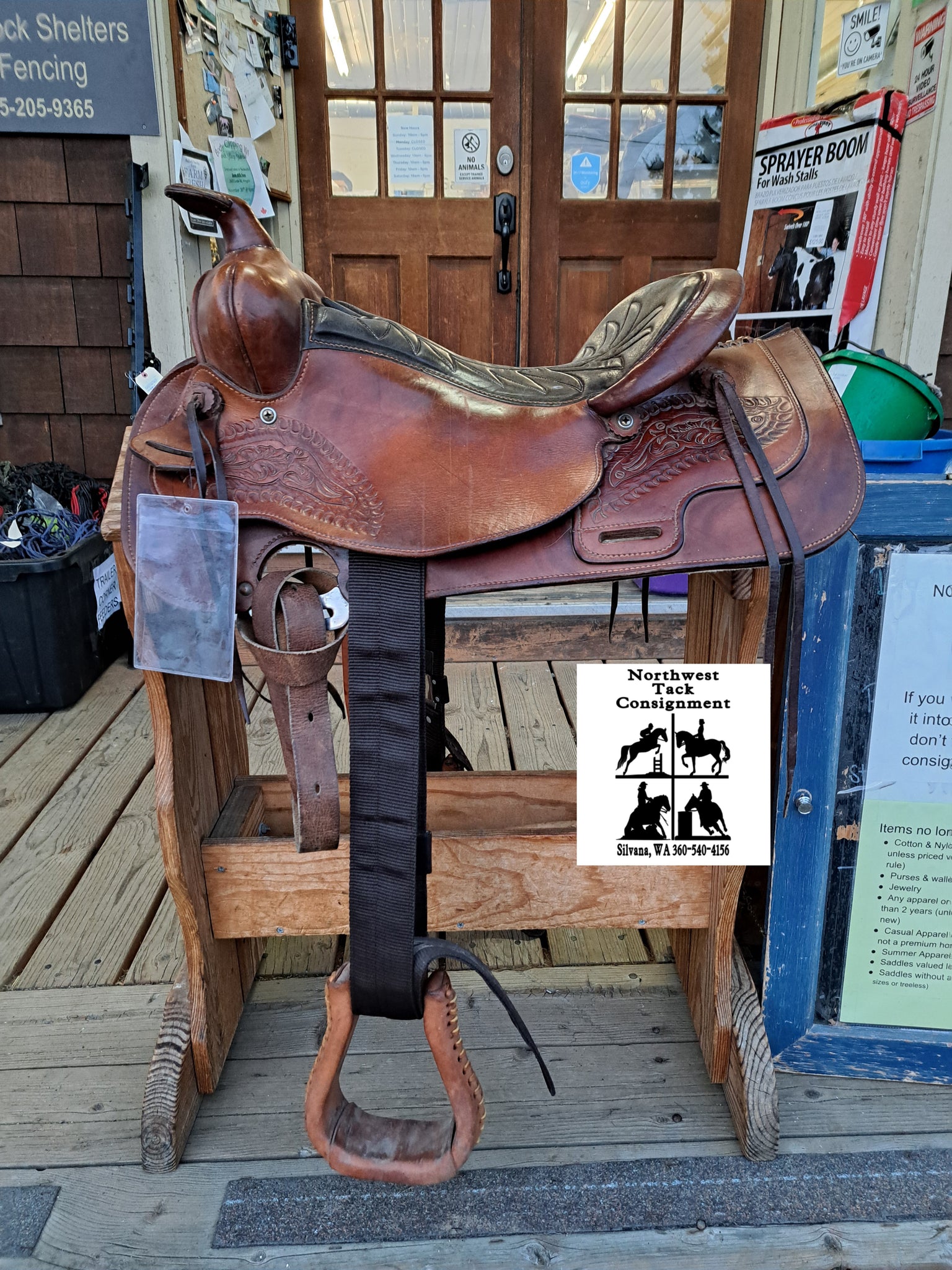 14.5" Hereford Tex Tan Western Saddle