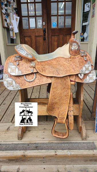 17" Silver Mesa Equitation Saddle