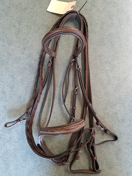 Val Du Boise Monocrown Jump Bridle - WB