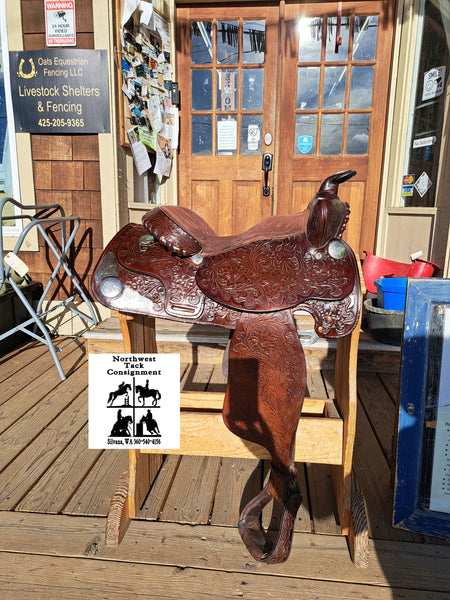 15" Hereford Tex Tan Equitation Saddle