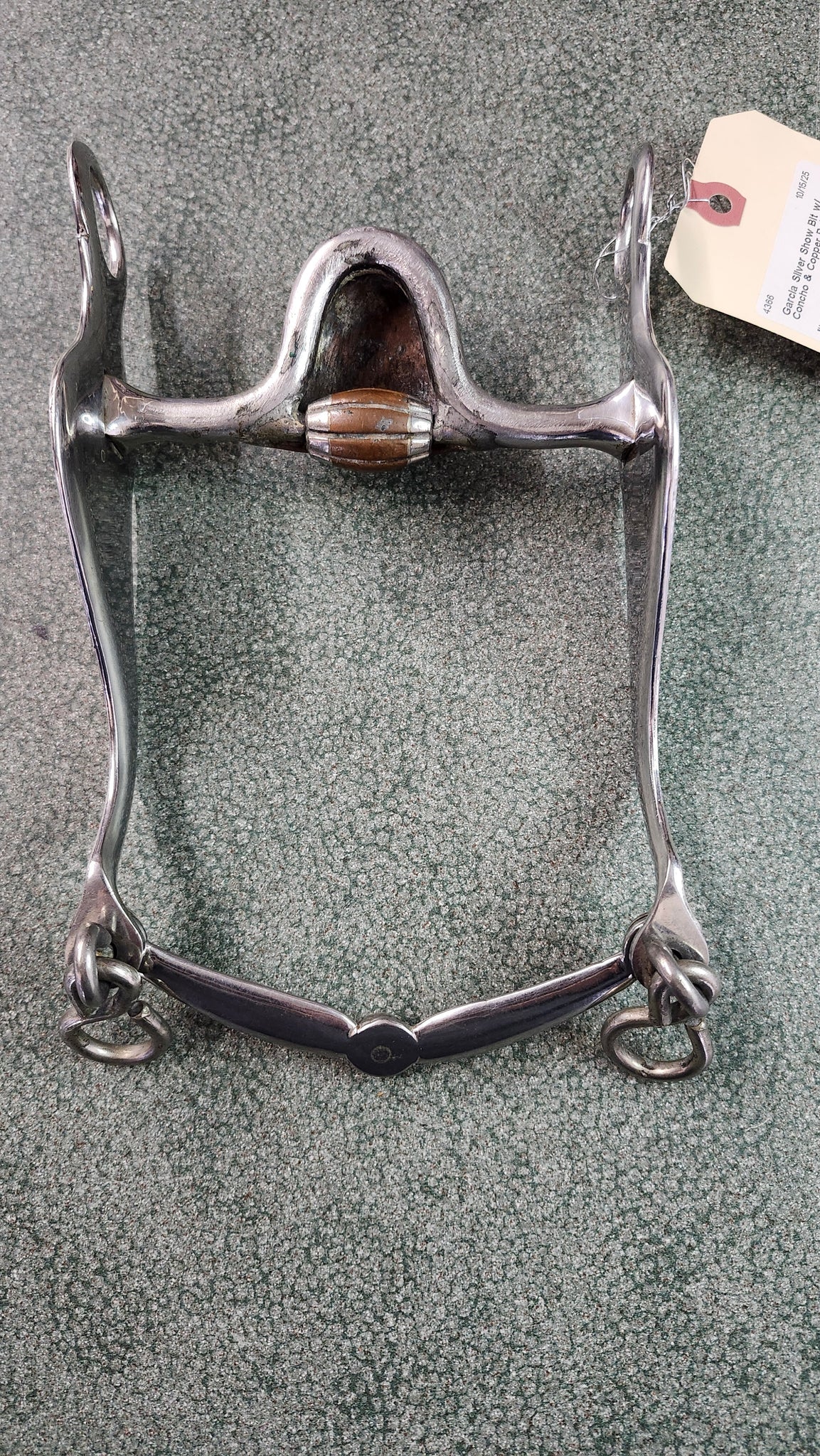 5" Garcia Silver Show Bit with Copper Roller