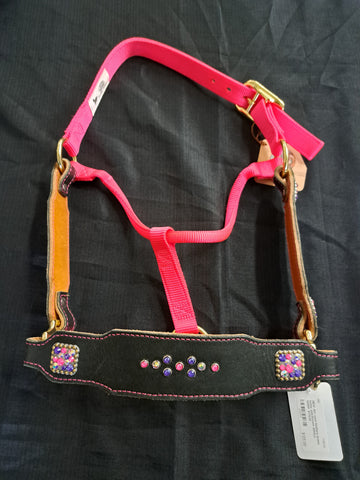 NEW* dirt road leather bronc halter