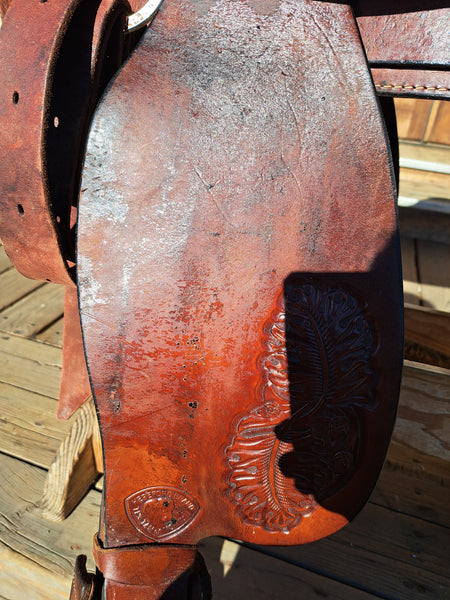 16" Hereford Tex Tan Roping Saddle