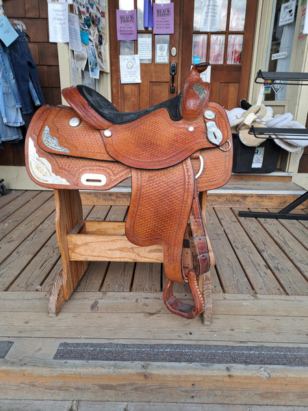 16" Silver Royal Western Equitation Show Saddle