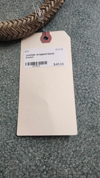Rawhide Wrapped Bosal