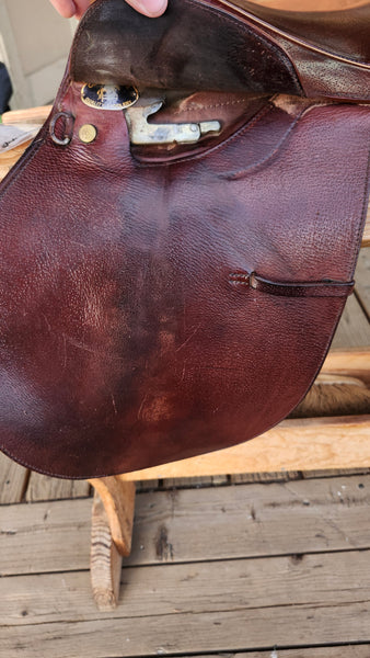 16.5" Collegiate Art Close Contact Saddle