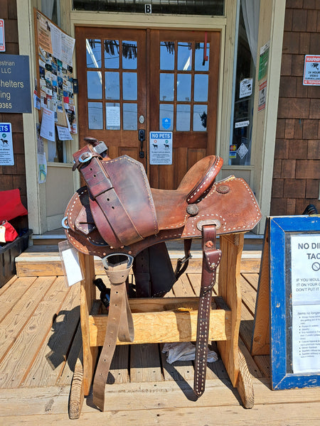 15" Burns Barrel Saddle