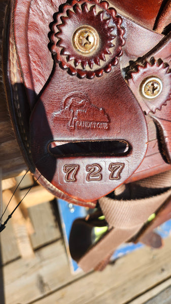 15" Sandstone Western Saddle