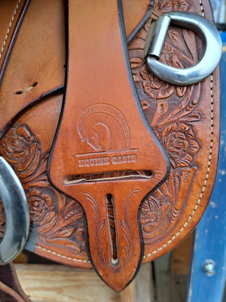 17" Equine Oasis Tim Bauer Reining Saddle