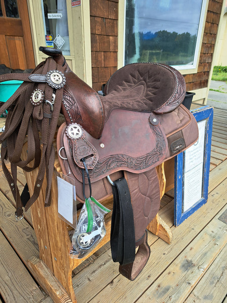 16" King Series Synthetic Western Saddle