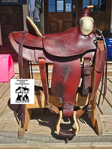 16" Colorado Saddlery Forest Service Special Roper Trail Saddle