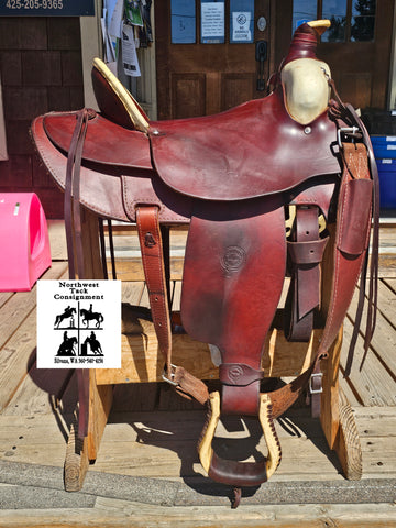 16" Colorado Saddlery Forest Service Special Roper Trail Saddle