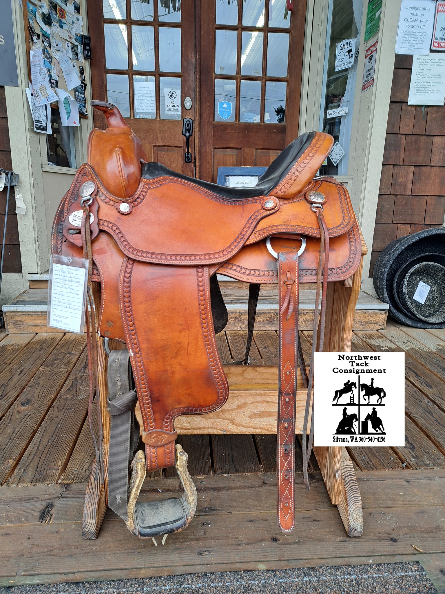 16" Ortho-flex Range Roper Ranch Saddle