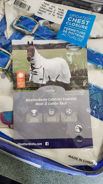 NEW 51" Weatherbeeta Comfitec Essential Fly Sheet With Neck