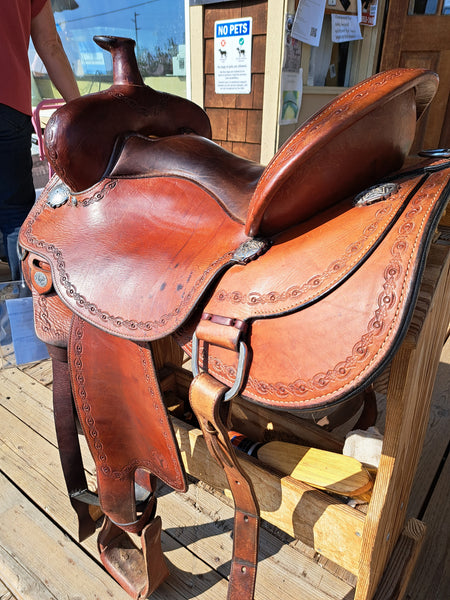 16" Circle Y Alpine Flex2 Western Trail Saddle