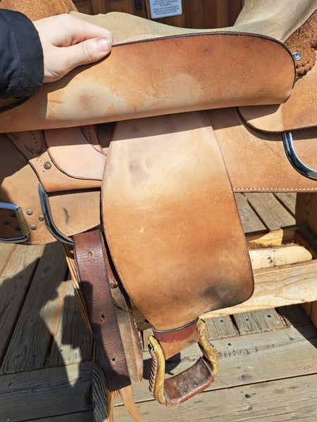 16" Sergeant's Texas Classic Roughout Work Saddle
