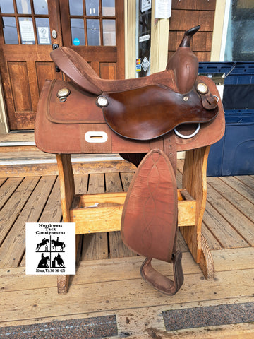 16" King Synthetic Western Saddle