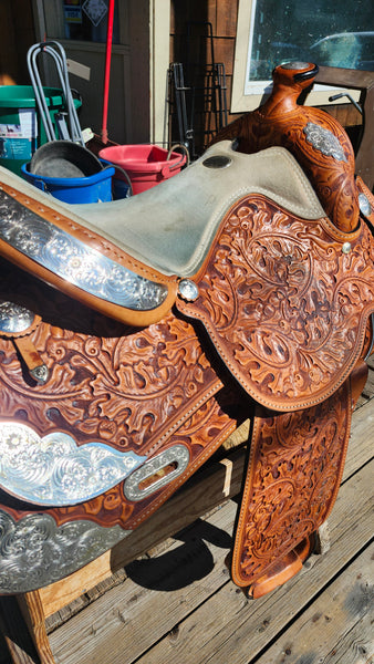 16" Rocking R Western Equitation Show Saddle