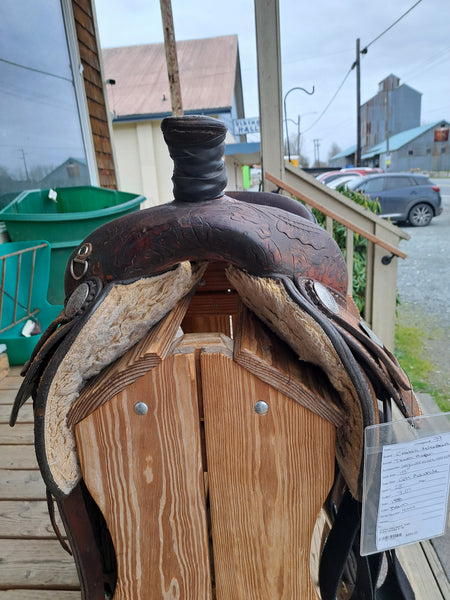 15" Crates Mike Beers Team Roper Saddle