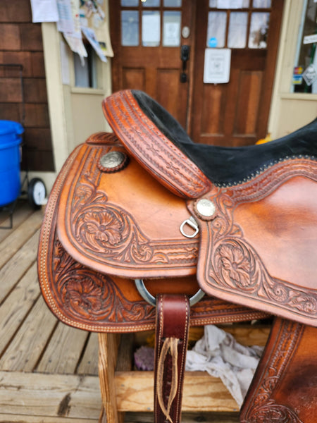 16" Bronco Billys Custom Reining Saddle