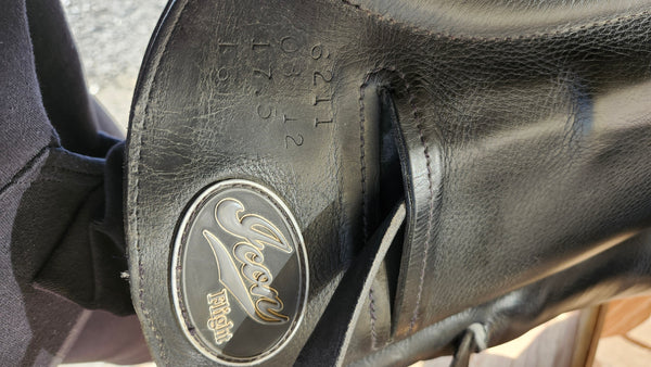17.5" Custom Sadlery Icon Flight Dressage Saddle