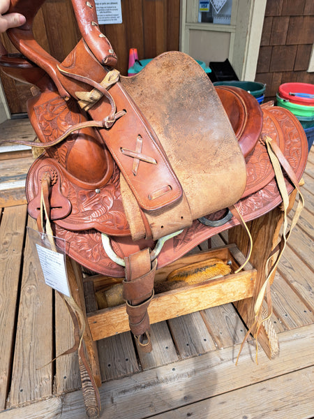 14" George Lawrence Vintage Ranch Saddle