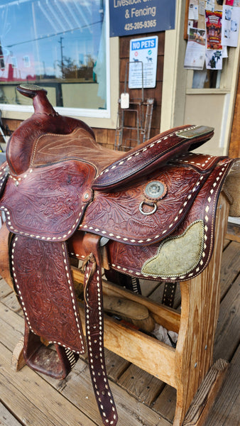 15.5" Action Vintage Show Saddle