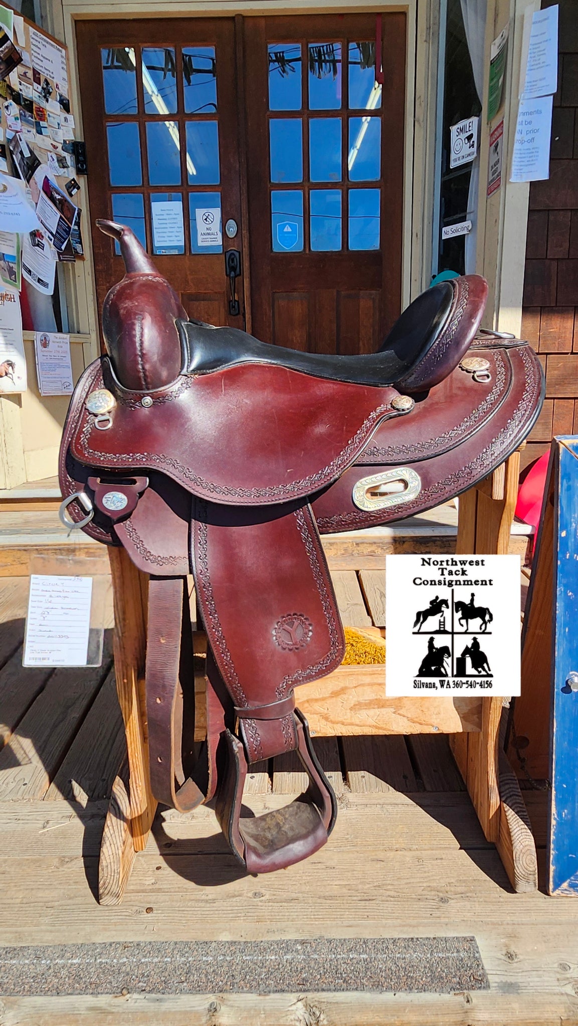 16" Circle Y Oasis Arabian Flex Lite Trail Saddle