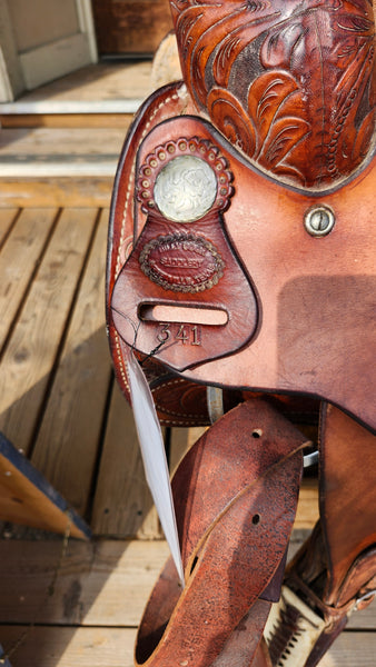 16" Billy Cook Roper Western Saddle