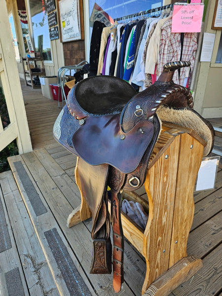 15" Circle Y Western Equitation Saddle