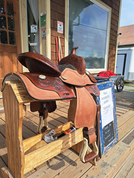 13" Double T Barrel Saddle