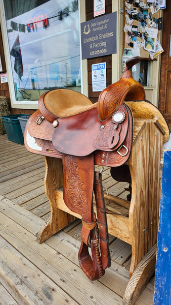 15.5" Crates Western Equitation Show Saddle
