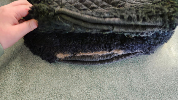 Dover Fleece Lined Contour Dressage Pad